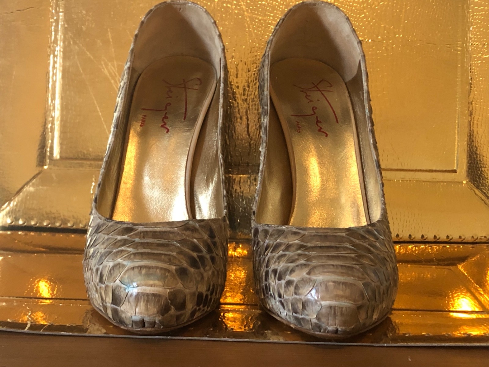 Walter Steiger Python Platform Pumps Runs Small!!… - image 3