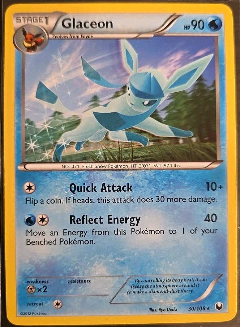 Glaceon 30/108 Dark Explorers Regular NM