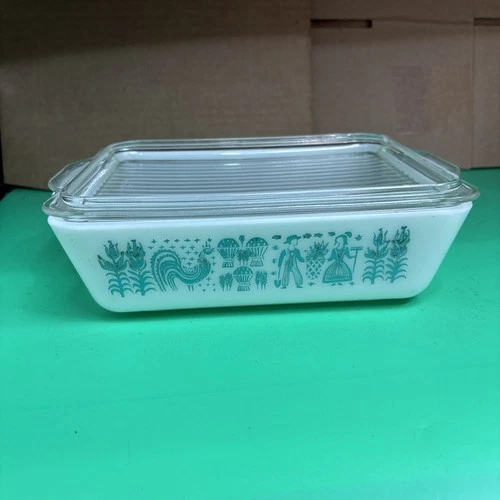 Vintage Pyrex Amish Butterprint 503 Casserole Dish 1 1/2 Quart