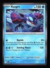 Carta Pokemon Kyogre 034/132 Holo Mega Evoluzione