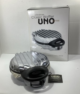 VillaWare UNO Series 2004 Classic Round Thin Waffler Waffle Maker
