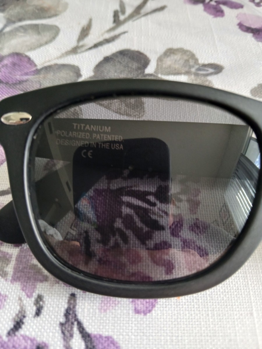 William Painter Titanium Polarized Sunglasses Black....THE HOOK View 4