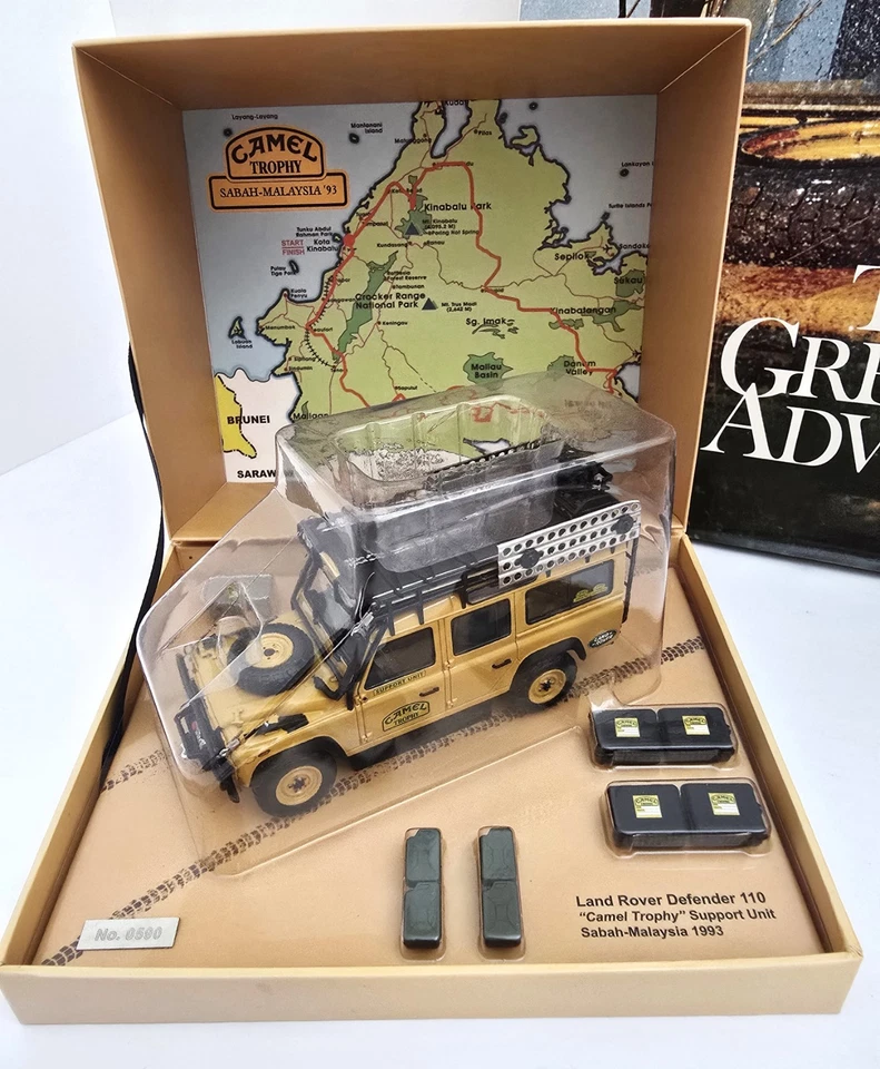 Almost Real 1:43 Land Rover Camel Trophy Defender 110*LE Set*Malaysia 1993 *Rare - Image 3 of 4