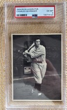 1929 kashin publications r316 baseball Charles Gehringer HOF PSA 6