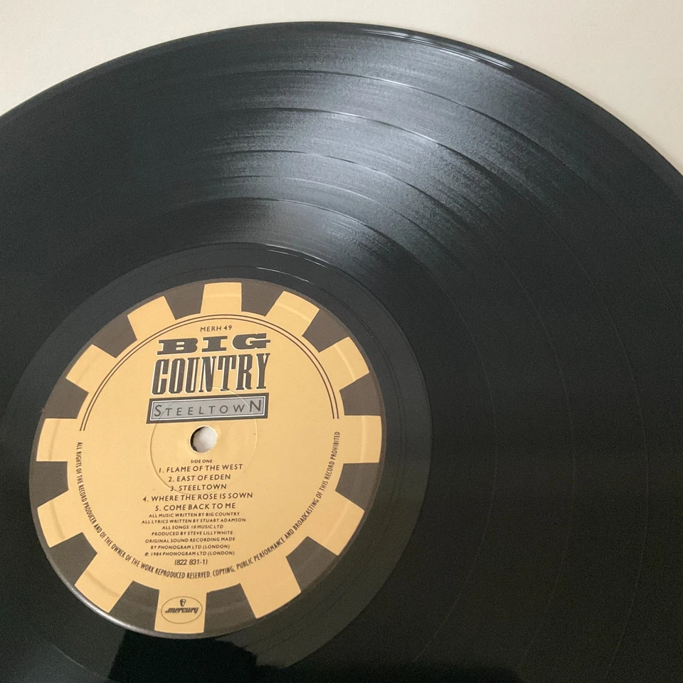Big Country - Steeltown - LP Vinyl [EX] 1984 Mercury MERH 49 Gatefold A1/B1 Foto 3 de 4