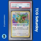 2020 POKEMON SWORD & SHIELD VIVID VOLTAGE #138/185 RAYQUAZA AMAZING RARE PSA 9