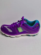 Brooks Womens PureFlow 4 Electric Purple/Nightlife/Peacoat Sneaker Sz 7.5 B Med