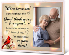 Sympathy Photo Frame, Bereavement Remembrance Gifts for Loss of Loved One, Cardi