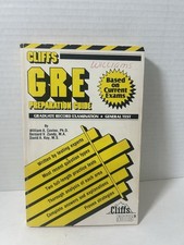 Cliffs GRE Preparation Guide Book Good Pre-Owned Condition MADE IN USA 259 page