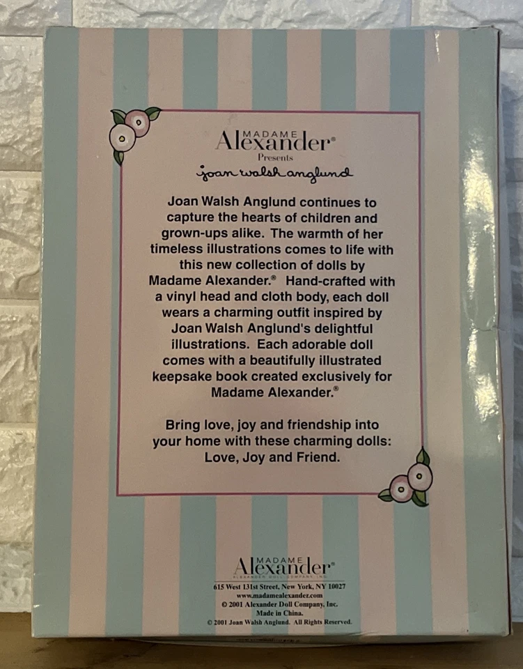 Muñeca “Friend” Madame Alexander Presents 2001 de colección de Joan Walsh Anglund Foto 4 de 4