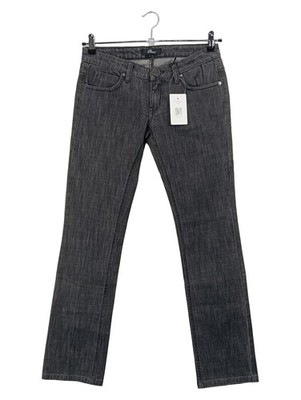 Phard Damen Jeans Bootcut Schwarz W28 (36/S) Casual Ausgestellt