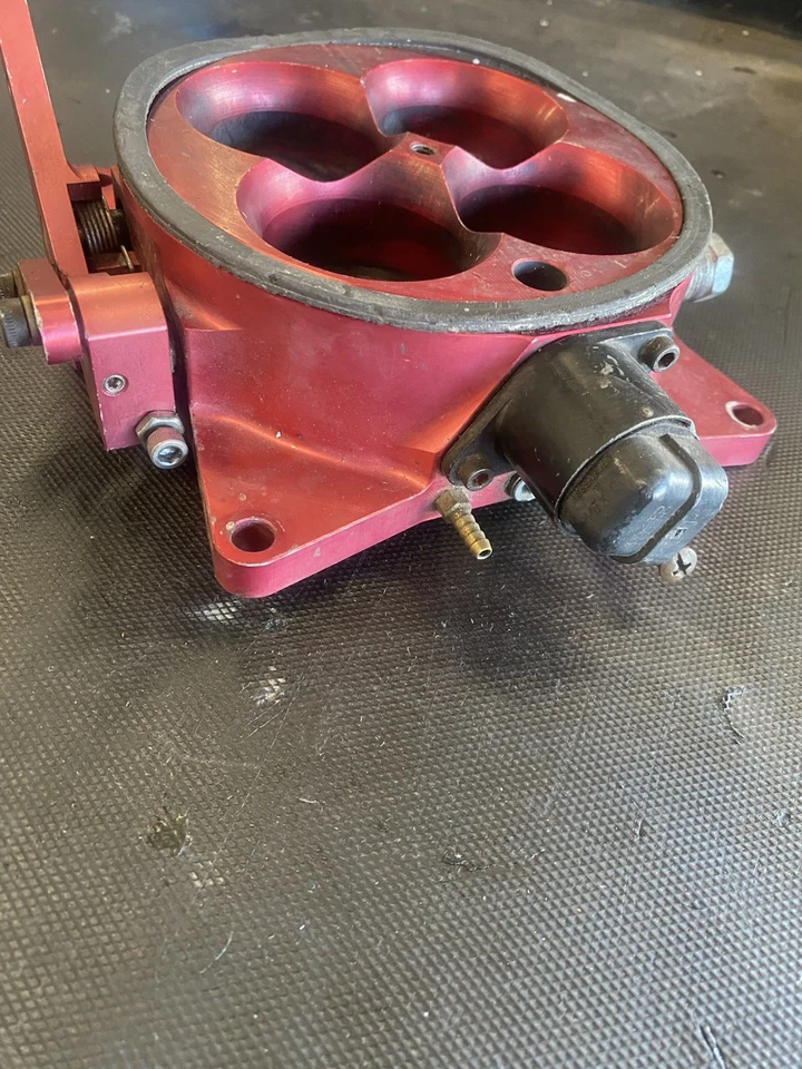 Cuerpo de acelerador de 4 barriles de alto flujo Billet RÁPIDO 4150 brida estilo Foto 3 de 4