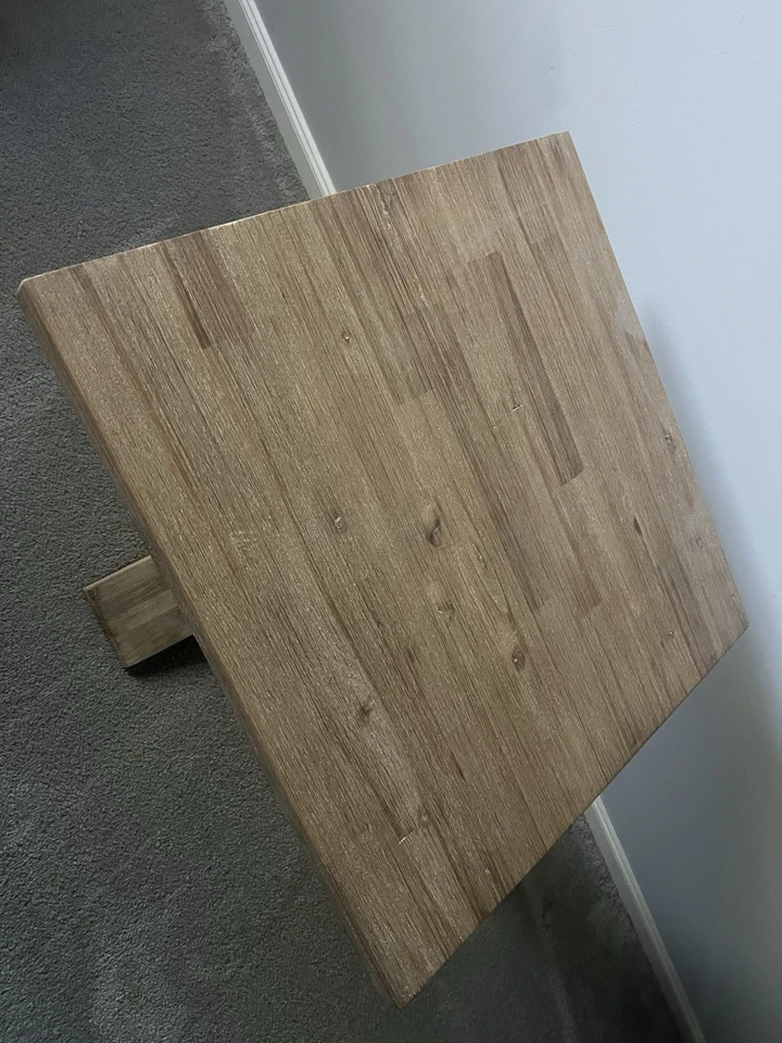 HAMPTONS RUSTIC LAMP TABLE SIDE TABLE ACCENT TABLE SOLID MANGO HONEY WASH USED - image 3 of 4