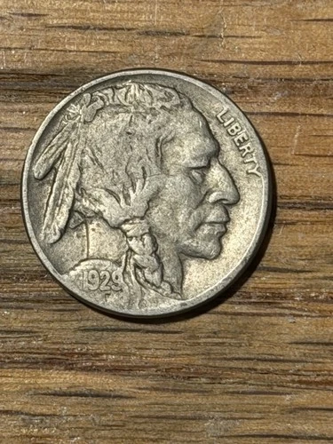 1929-S Buffalo Nickel Extremely Fine XF Coin #29463