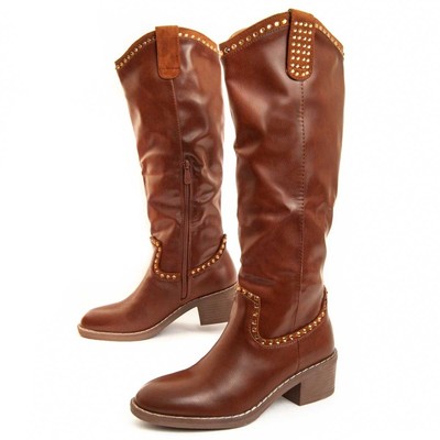 Bota De Tacón Para Mujer.  Montevita  Bottavita36 
