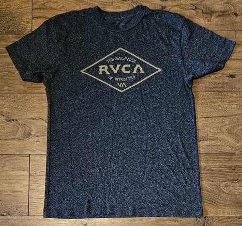 RVCA T-Shirt Herren Größe Small The Balance Of Opposites Logo Skateboarding Tee