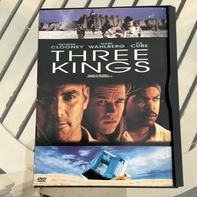 Warner Bros Three Kings DVD Widescreen R George Clooney Mark Wahlberg Action