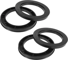 X AUTOHAUX 4pcs Plastic 77.8mm ID to 108mm OD Car Hub Centric Rings 
