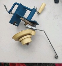 Ball Winder Machine Hand Operated Yarn/Wool/String/Fiber Blue for Knitting Metal