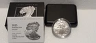2025 W American Silver Eagle Dollar Coin Uncirculated Burnished with OGP/COA