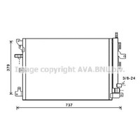 Ava Quality Cooling Kondensator Klimaanlage Mit Trockner FüR Volvo XC90 I 275