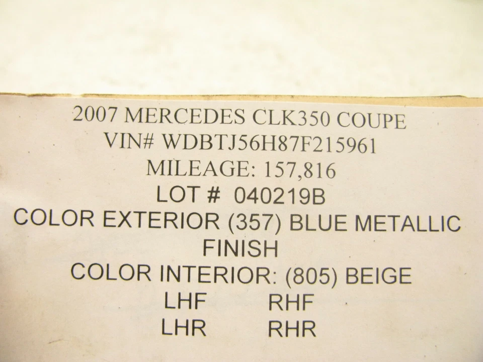 06-11 梅赛德斯 E350 R350 CLK350 GL450 发动机进气过滤器盖盒 040219B — 第 4/4 张图片
