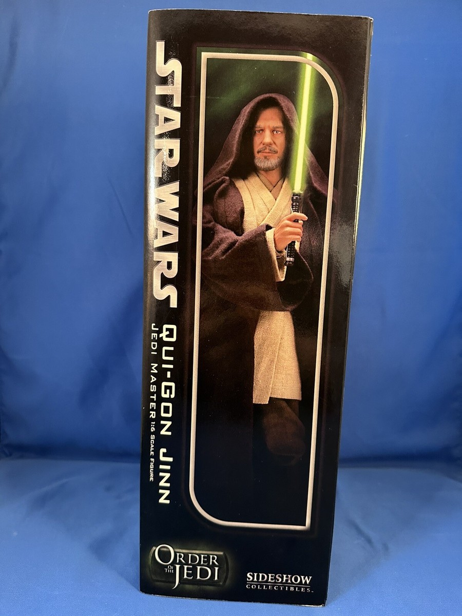 2006.SIDESHOW/STAR WARS“QUI-GON JINN” Sideshow Star Wars EXCLUSIVE Qui-Gon Jinn Jedi Master 2006