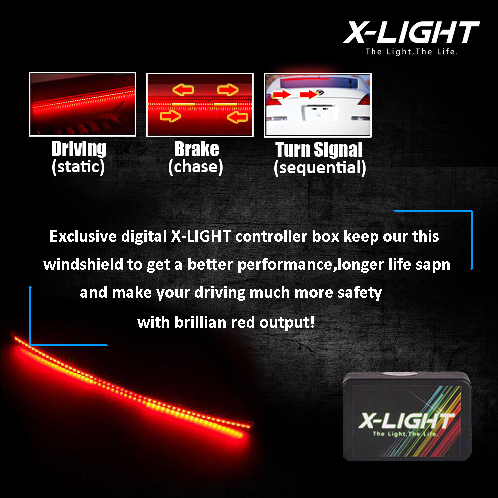 40in Roofline LED Third Brake Light Kit Above Rear
