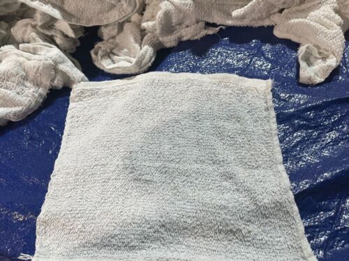 25 lbs Car Wash Cleaning Cloth Car Detailing Polishing Terry Rags Towels 14"x14" - Picture 4 of 4