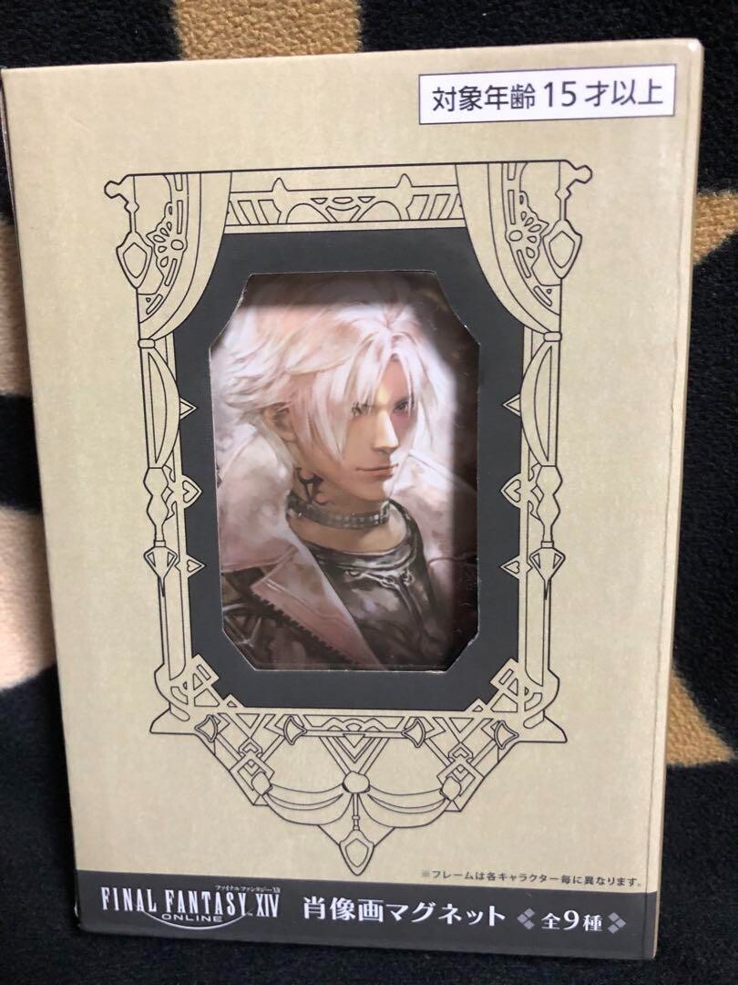 Final Fantasy XIV Thancred Portrait Magnet 3.9in Taito Prize Japan