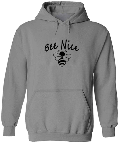 Bee Nice Unisex Pullover Hoodie Sweater Herren Damen Sweatshirt Geschenk Print Freundlichkeit - Bild 17 von 21