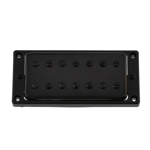 Set 7 Saiten Gitarren-Pickup-Set Doppelspule Humbucker für E-Gitarre schwarz - Bild 2 von 5