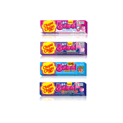 10 Pack Chupa Chups Big Babol Variety Mix Flavour Soft Bubble Gum