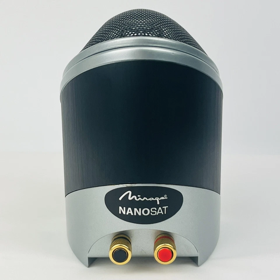 ALTAVOZ OMNIDIRECCIONAL MIRAGE NANOSAT Satélite para cine en casa envolvente Foto 4 de 4