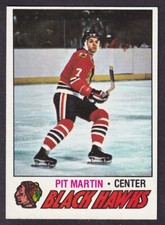 1977/78 TOPPS PAT MARTIN CARD NO:135 NEAR MINT CONDITION