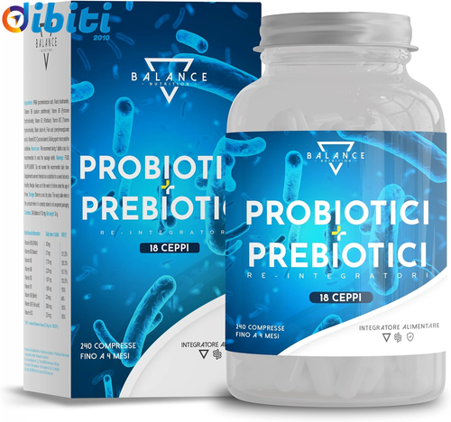 Probiotici e Prebiotici - 240 Capsule | Probiotici per Intestino | 18 ceppi batt - Foto 11 di 12