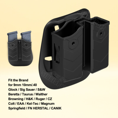 P320 Double Magazine Pouch Fit Sig Sauer P320 P365 XL P250 P226 229 MK25 Holster