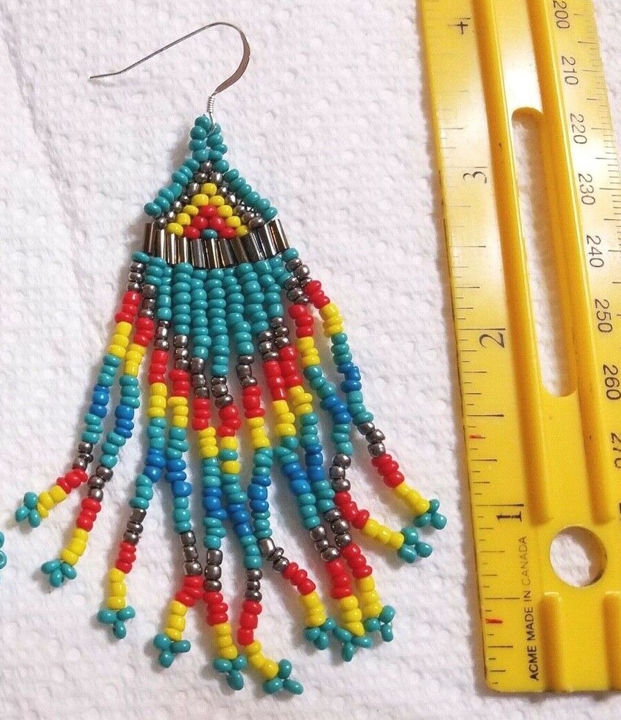Native American 210 Gram Vintage Long Turquoise Sterling Silver Necklace Old Native American 210 Gram Vintage Long Turquoise Sterling Silver Necklace Old