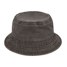Stonewashed Cotton Bucket hat UV Sun Protection Breathable Beach Holiday Travel 