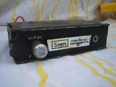 Vintage Sears Stereophonic Reverberator CAR AUTO TRUCK RADIO REVERB