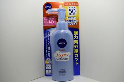 JAPAN NIVEA Super SUN Protect Water Gel Sunscreen Hyaluronic SPF50/PA+++ 140g 