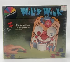 Vintage 1981 Willy Winks Clown Game Carnival Double Action Flipping Game Selchow