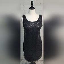 Pinky Black Sequins Mini Dress size XL NWT