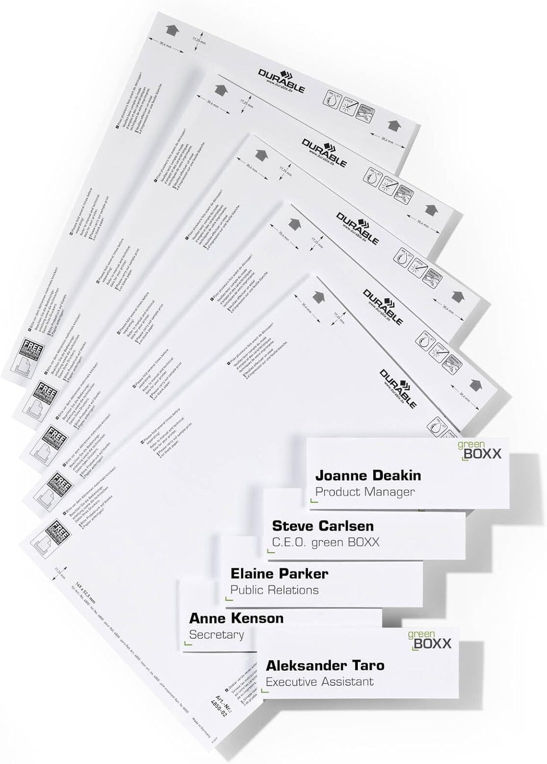 Прочный информационный знак размером 149x525 мм 4800 Упаковок для пополнения из 50 вкладышей 5790₽