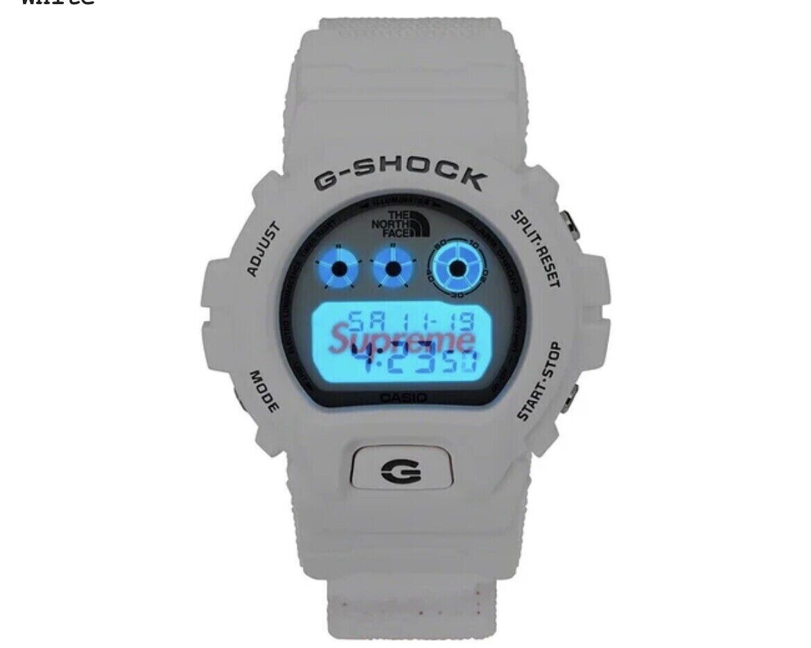 Supreme x The North Face x Casio G-Shock Watch White TNF FW22 | eBay