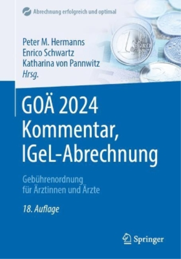 Marcus Heidemann GOÄ 2024 Kommentar, IGeL-Abrechnung (Tascabile)