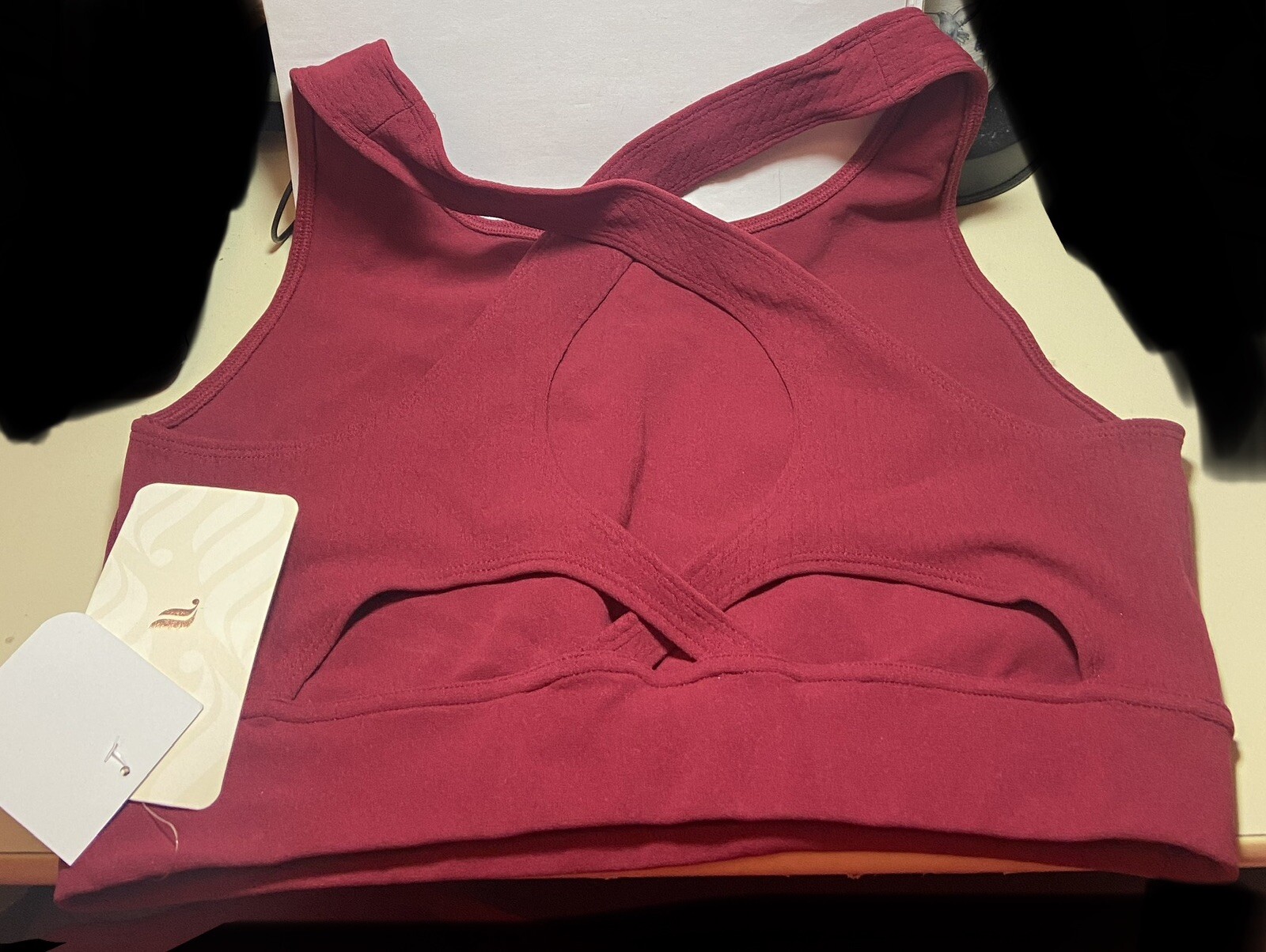 Maroon Fabletics NEW NWT Fabletics No-Bounce Ella Sculptknit Sports Bra 2X 18/20 Plus ...