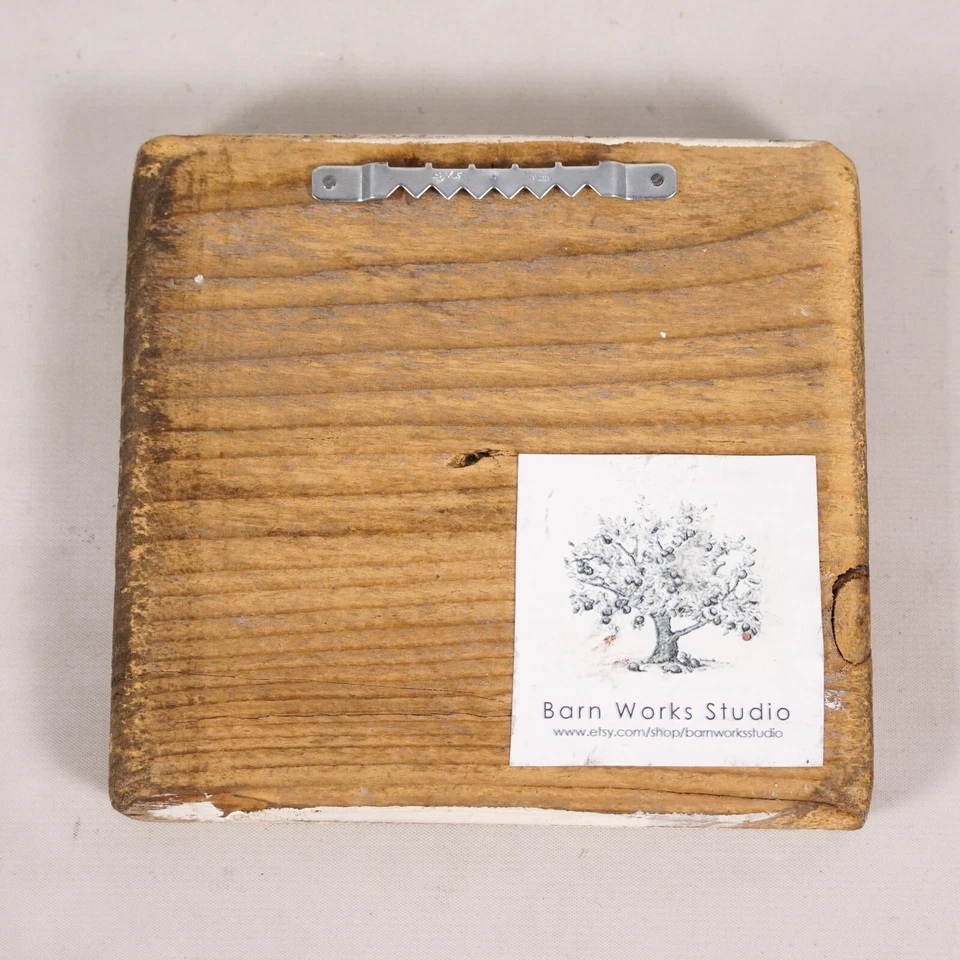 Wooden Rustic Country Heart Art Decor Decoration Valentines Artwork Wood Tile - Image 2 of 4