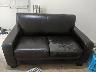 2 Seater And 3 Seater Leather Couches Free Sofas Gumtree