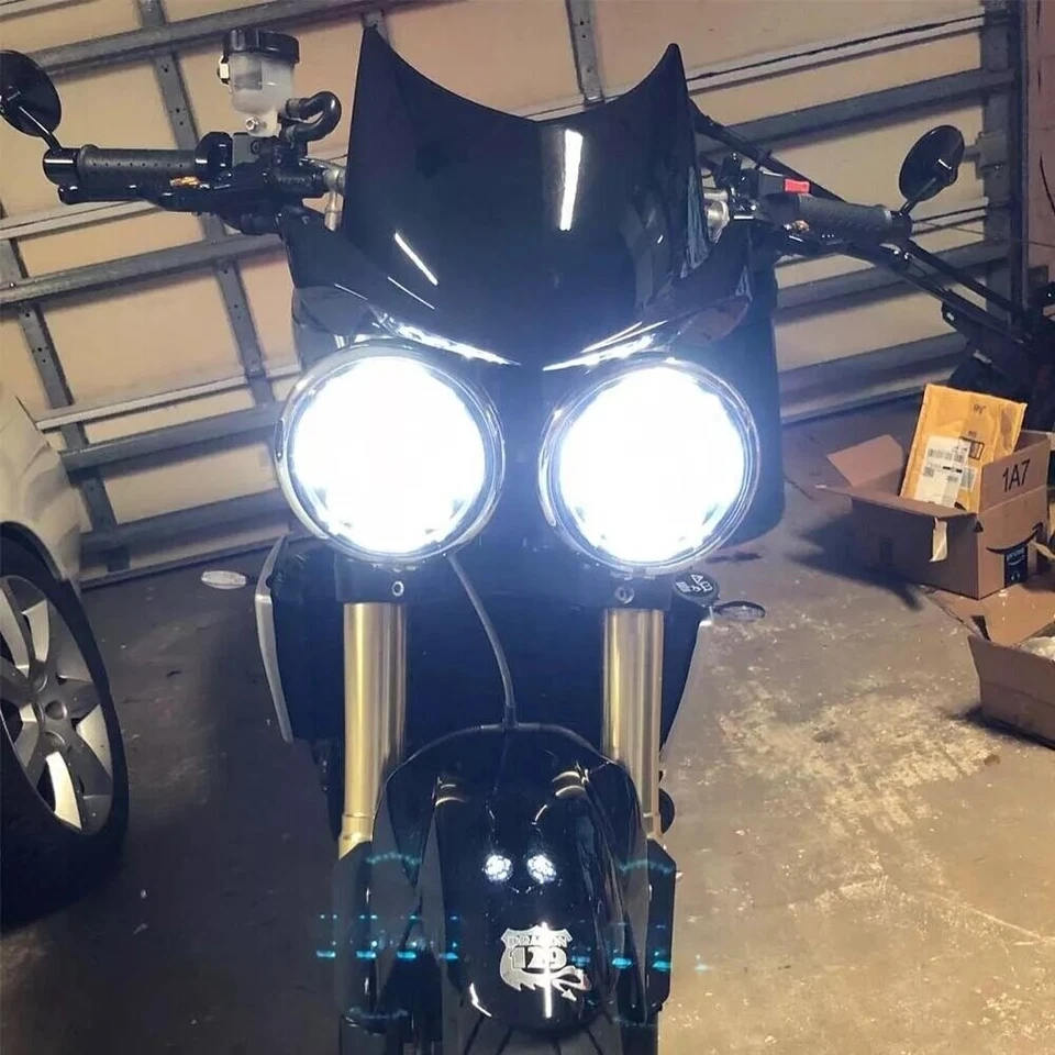 2x Faro LED de 5,75" para Triumph Speed/Street Triple Thunderbird Rocket iii 3 Foto 2 de 4